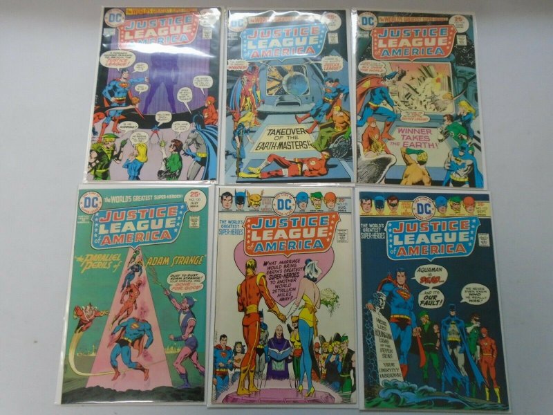 Bronze Age Justice League lot 12 different 25c covers avg 6.0 FN (1975-76)