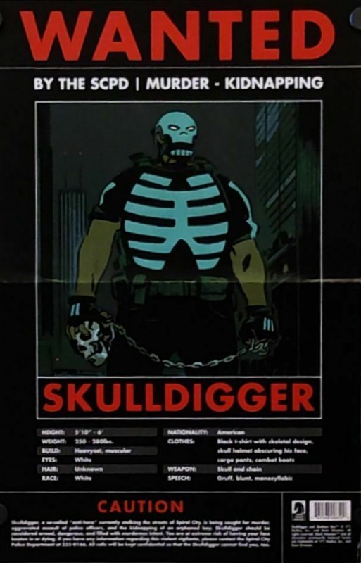 Skulldigger & Skeleton Boy Double Sided Folded Poster (17 x 11) New! [FP31]