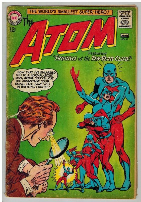 ATOM 11 G (Spine split)  March 1964 Fox/ Kane/ Anderson COMICS BOOK