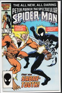 The Spectacular Spider-Man #116 (1986) Spider-Man [Key Issue]
