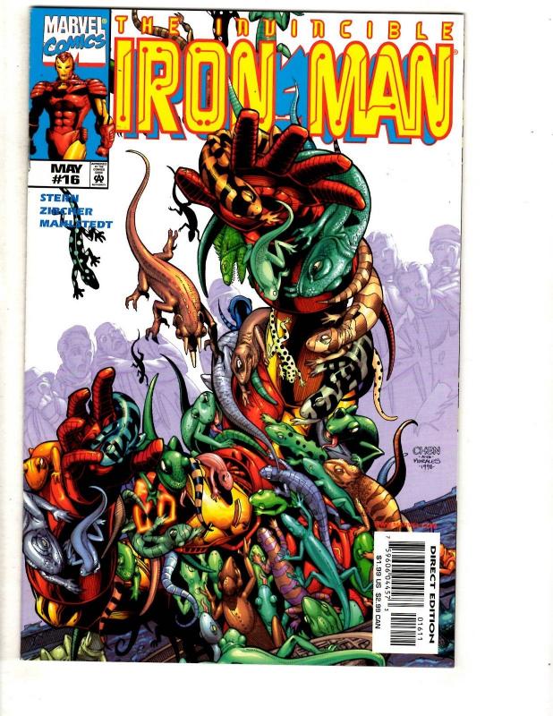 Lot Of 11 Iron Man Marvel Comic Books # 11 12 13 14 15 16 (2) 17 18 19 20 CR41