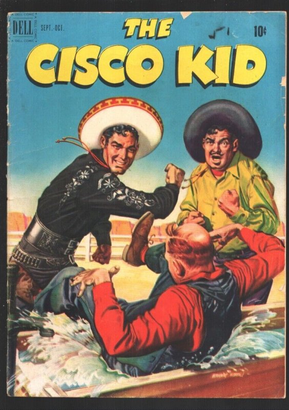 Cisco Kid #5 1951-Dell-Painted cover by Ernest Nordli-Robert Jenny story art-...