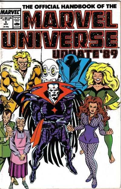 Official Handbook of the Marvel Universe (1989 series) #5, VF+ (Stock photo)