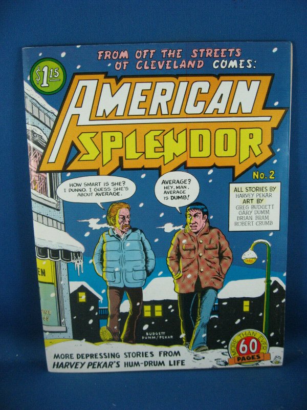 AMERICAN SPLENDOR 1-4 COMPLETE VF+ FIRST PRINTS PEKAR CRUMB 1976-1979