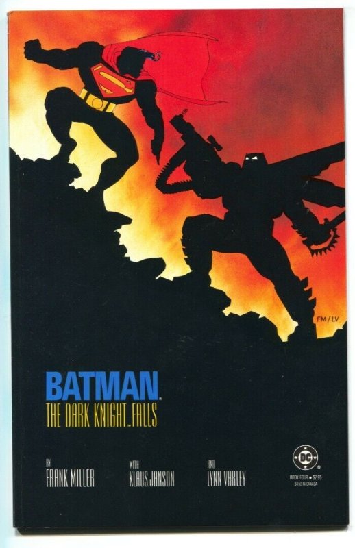 BATMAN THE DARK KNIGHT RETURNS #4 1986-Batman vs. Superman-first print-VF