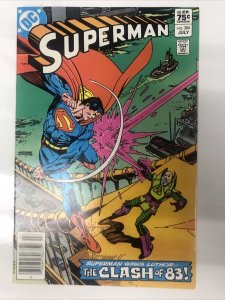 Superman (1983) # 385 (FN/VF) Canadian Price Variant • CPV • Cary Bates • DC