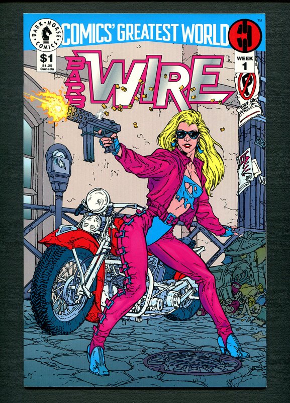 Barb Wire #1 (9.4 NM )  Paul Gulacy art /  August 1993