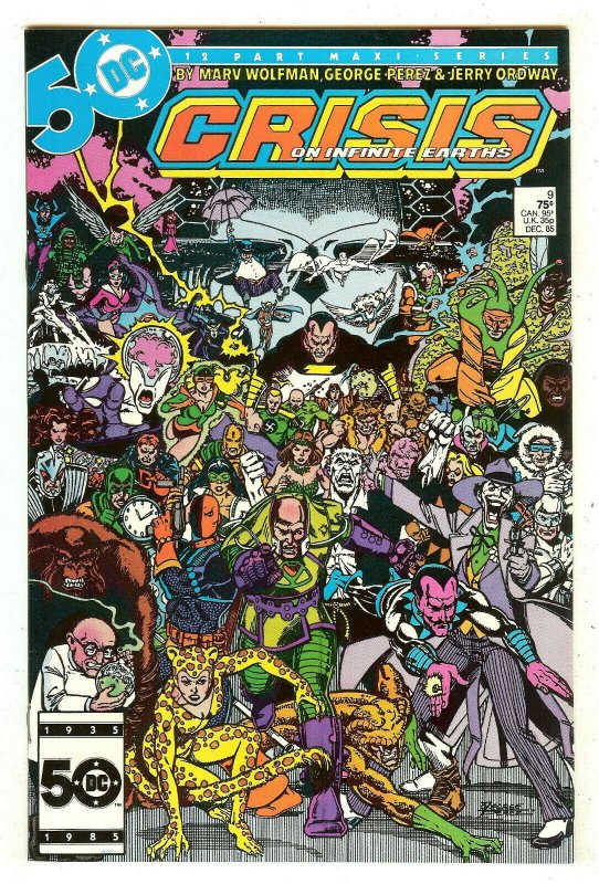 Crisis On Infinite Earths 9   1st Charlton's Ghost into DC Universe