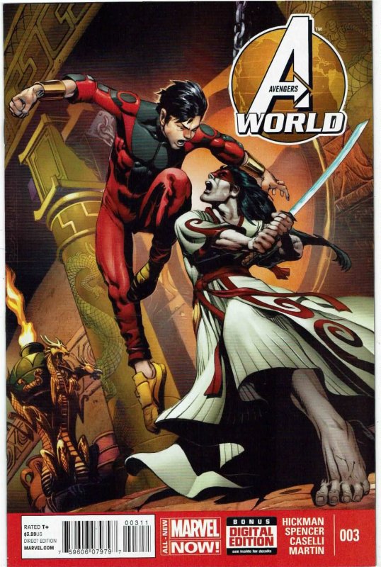 Avengers World #3 Jonathan Hickman Shang-Chi NM