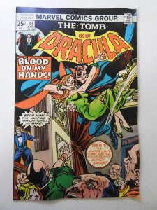 Tomb of Dracula #33 (1975) VG/FN Condition! rust on bottom staple