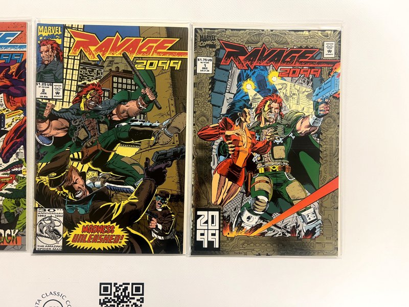 3 Ravage 2099 Marvel Comic Books #1 2 3 Defenders  Avengers Spiderman 65 JS6