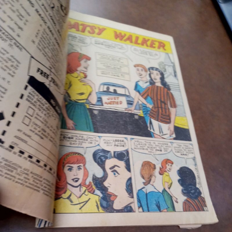 Patsy Walker #97 Hellcat 1961 Marvel silver age good girl art