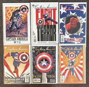 Captain America Series 4 #1,2,3,4,5,6 John Cassaday NM Lot