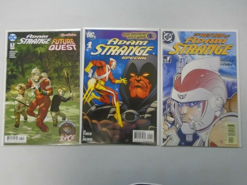 Adam Strange lot 3 different issues avg 8.0 VF