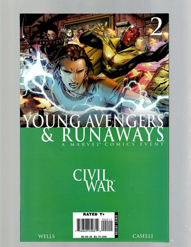 14 Comics Young Avengers # 1 2 3 4 5 6 7 8 9 10 11 12 + # 1 2 Civil War HY5