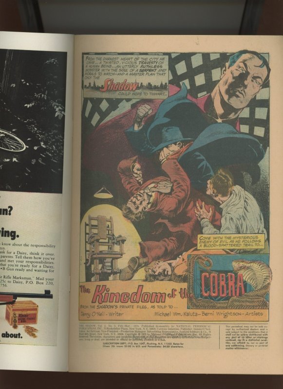 (1974) The Shadow #3: BRONZE AGE! WE COMBINE SHIPPING! (7.0/7.5)