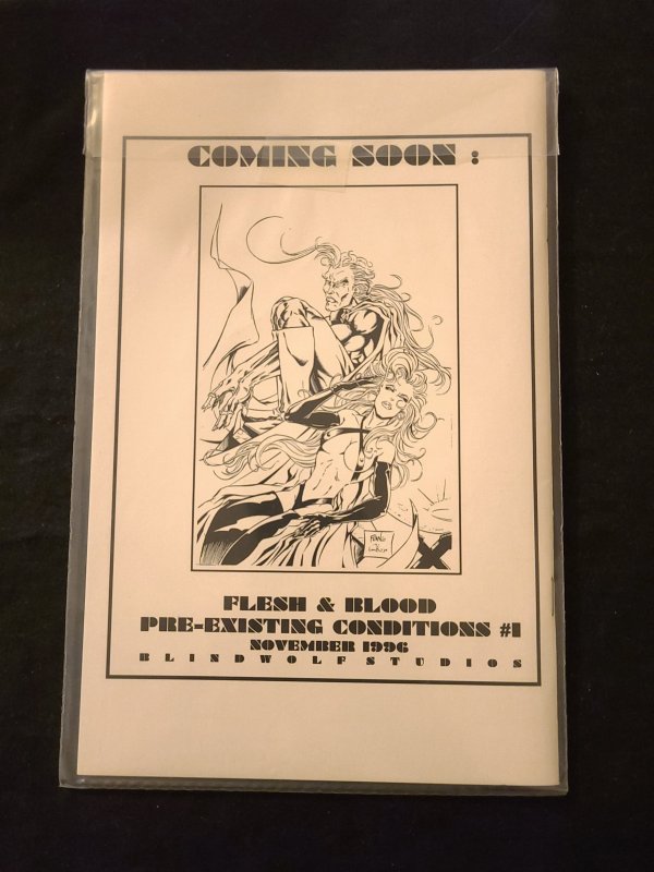 Flesh & Blood #1  Gold Foil Variant (1995)