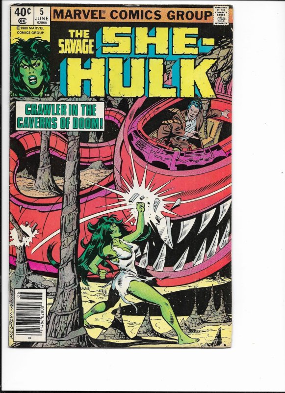 The Savage She-Hulk #5 Newsstand Edition (1980)