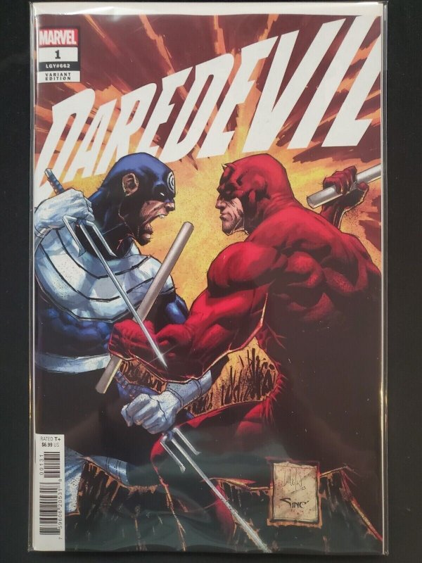 Daredevil #1 Variant Bullseye Portacio Comic Book 2023 - Marvel