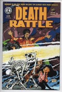 DEATH RATTLE #1, NM, Mark Schultz,1995, Death Ray,  Alcoholic Janitor, 2nd print