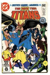 New Teen Titans #4 1981  Cameo appearance of TRIGON - Comic book