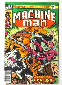 Machine Man (1978 series)  #18, NM- (Actual scan)