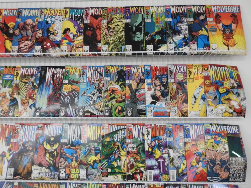 Huge Lot of 180+ Comics W/ All Wolverine! Avg. FN- Condition!