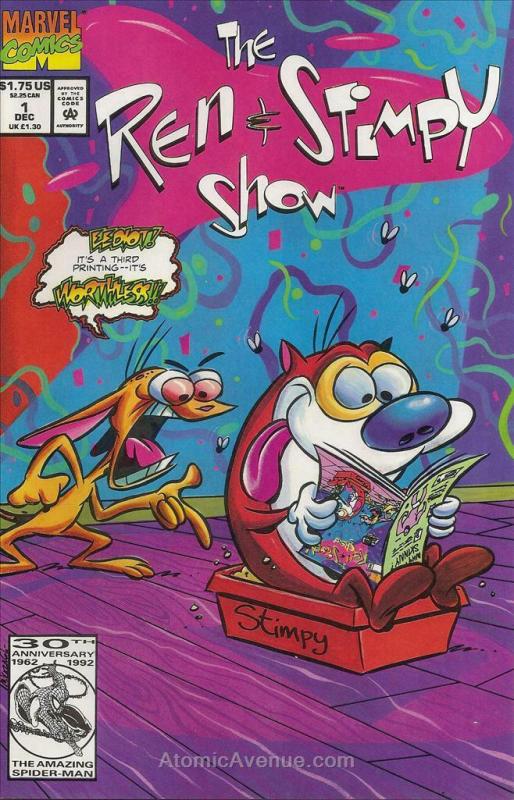 Ren & Stimpy Show #1 (3rd) VF; Marvel | save on shipping - details inside