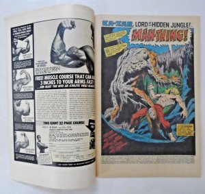 Astonishing Tales (Marvel 1970) #13nm-; 3rd Man-Thing, 1st Cover!