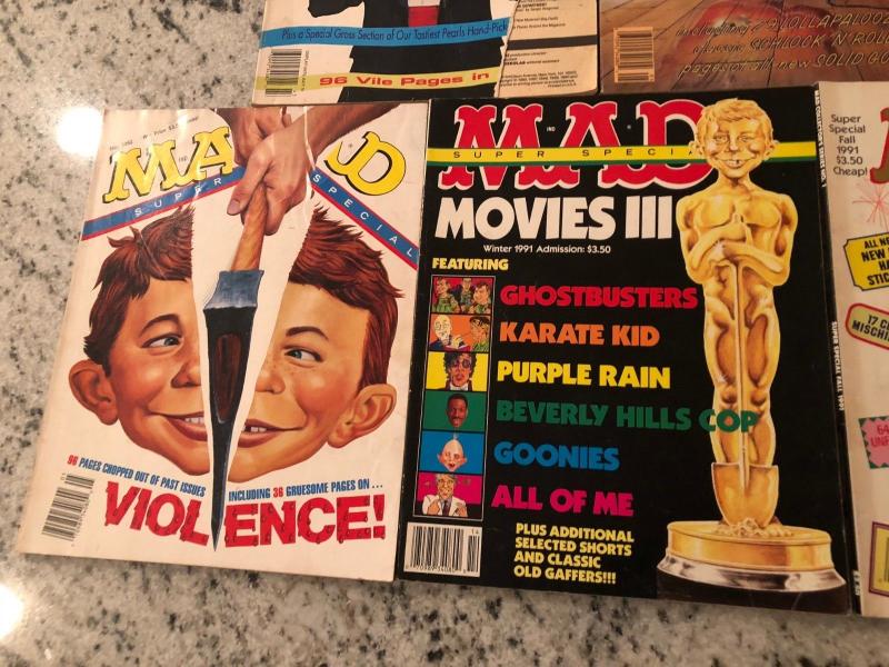 5 Mad Magazines Super Specials Fall Winter 91' May 92' 94' Mid-Summer 94' JW1