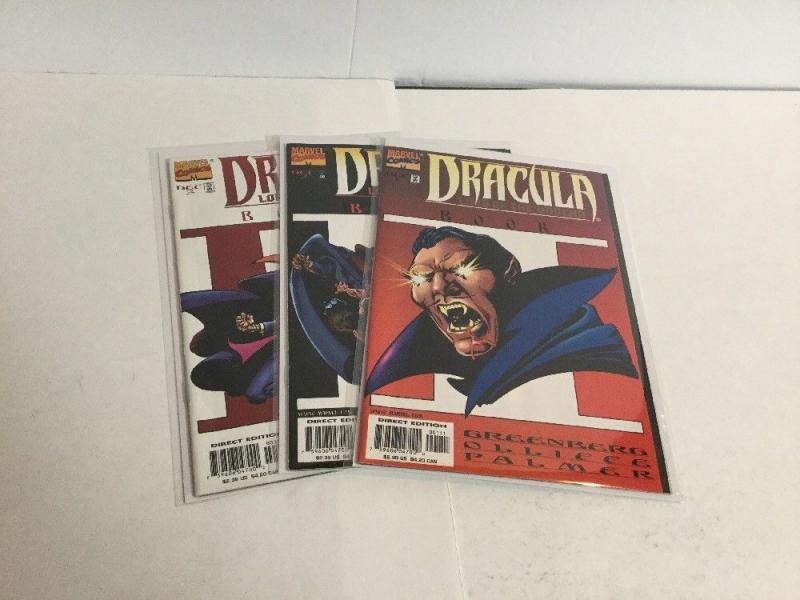 Dracula Lord Of The Undead 1-3 Lot Set Run Nm Near Mint