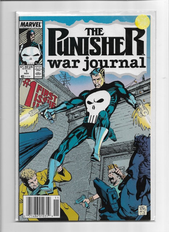 The Punisher War Journal #1 Newsstand Edition (1988) VF/NM