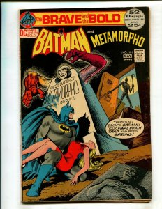 THE BRAVE AND THE BOLD #101 (6.5/7.0) BATMAN AND METAMORPHO!! 1972