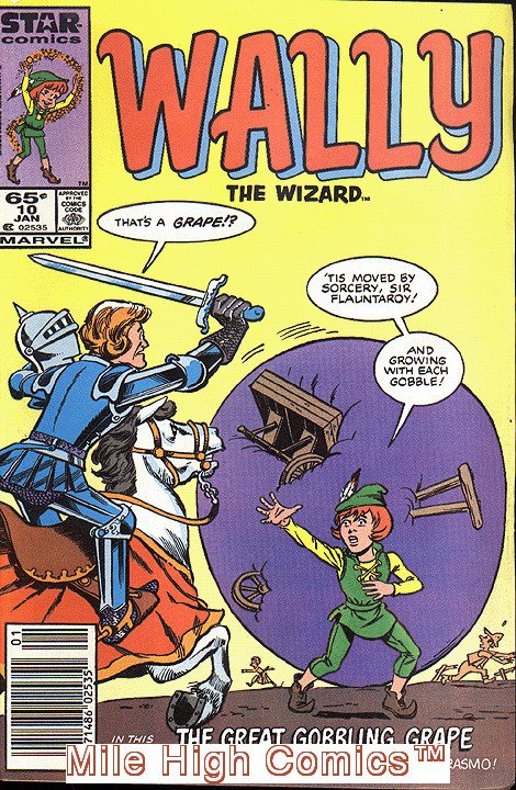 WALLY THE WIZARD (1985 Series) #10 NEWSSTAND Very Good Comics Book