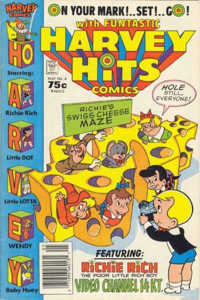 Harvey Hits Comics #4, Fine- (Stock photo)