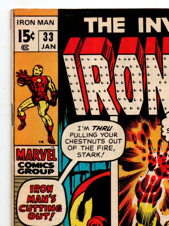 Invincible Iron Man #33 - 1st appearance Spymaster - KEY - 1971 - VG/FN