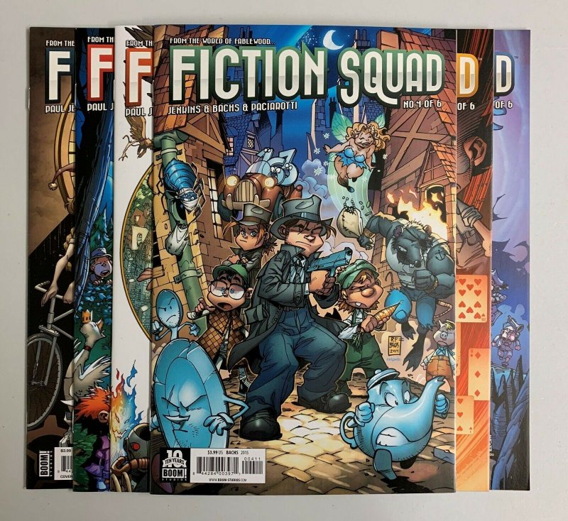 Fiction Squad #1-6 Set (Boom! 2014) 1 2 3 4 5 6 Paul Jenkins (8.5+) 