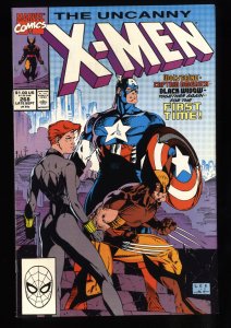 Uncanny X-Men #268 NM 9.4 Wolverine, Black Widow and Captain America Team Up!