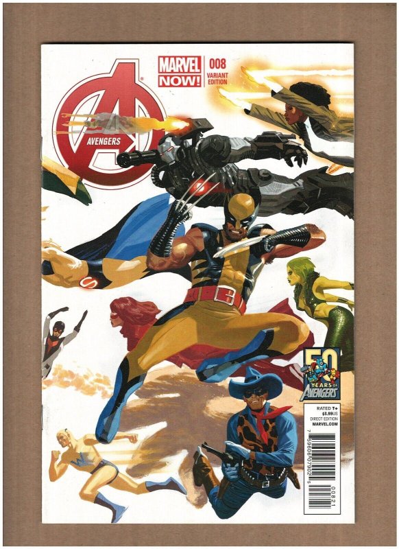 Avengers #8 Marvel Comics 2013 Jonathan Hickman 50 Years Variant NM- 9.2