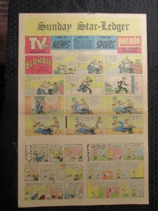 1968 Sept 1 Sunday Comic Section 14x21 8pg Flash Gordon Prince Valiant Peanuts