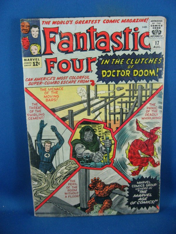 FANTASTIC FOUR 17 G VG DR DOOM 1963