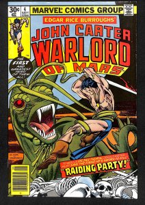 John Carter Warlord of Mars #4 (1977)