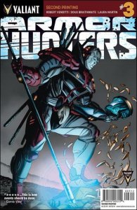 Armor Hunters #3 (2nd) FN ; Valiant