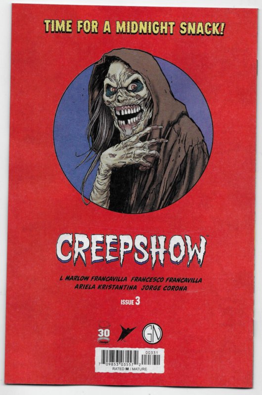 Creepshow #3 Image Comics 2022 Vance Kelly 1:10 Incentive Variant 