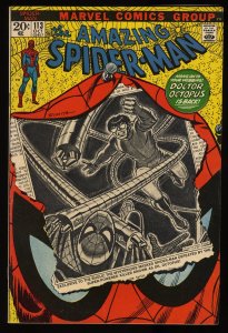 Amazing Spider-Man #113 VF- 7.5 Doctor Octopus! 1st Hammerhead!