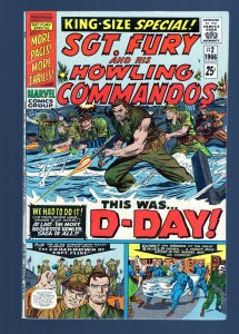 Sgt. Fury & His Howling Commandos Annual #2 - Dick Ayers Art. (8.0/8.5) 1966