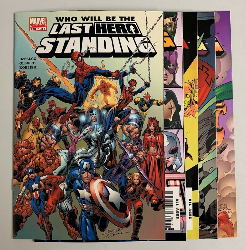 Last Hero Standing #1-5 Set (Marvel 2005) 1 2 3 4 5 Tom Defalco (9.0+)