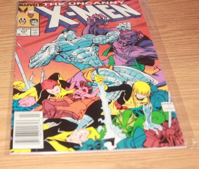 UNCANNY X-MEN #231  1988, Marvel  magik limbo sym colossus