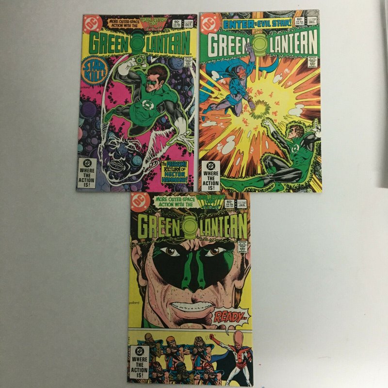 Green Lantern 157 159 160 Lot / Set - Pollard - Omega Men - DC Comics - Copper 