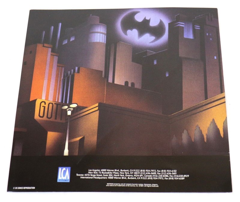 Batman the Animated Series 8x8 3D Pop-Up Poster DC Comics